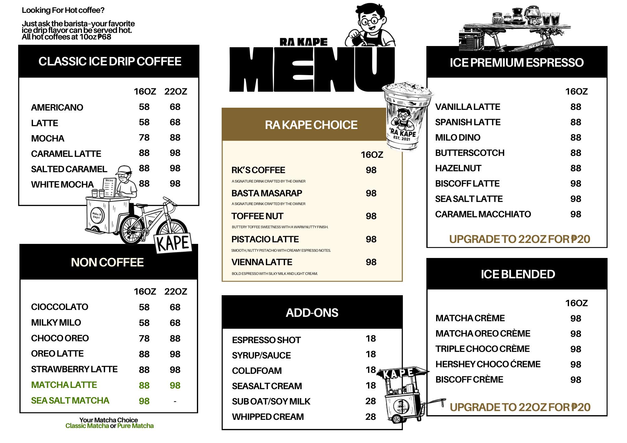 Menu Preview